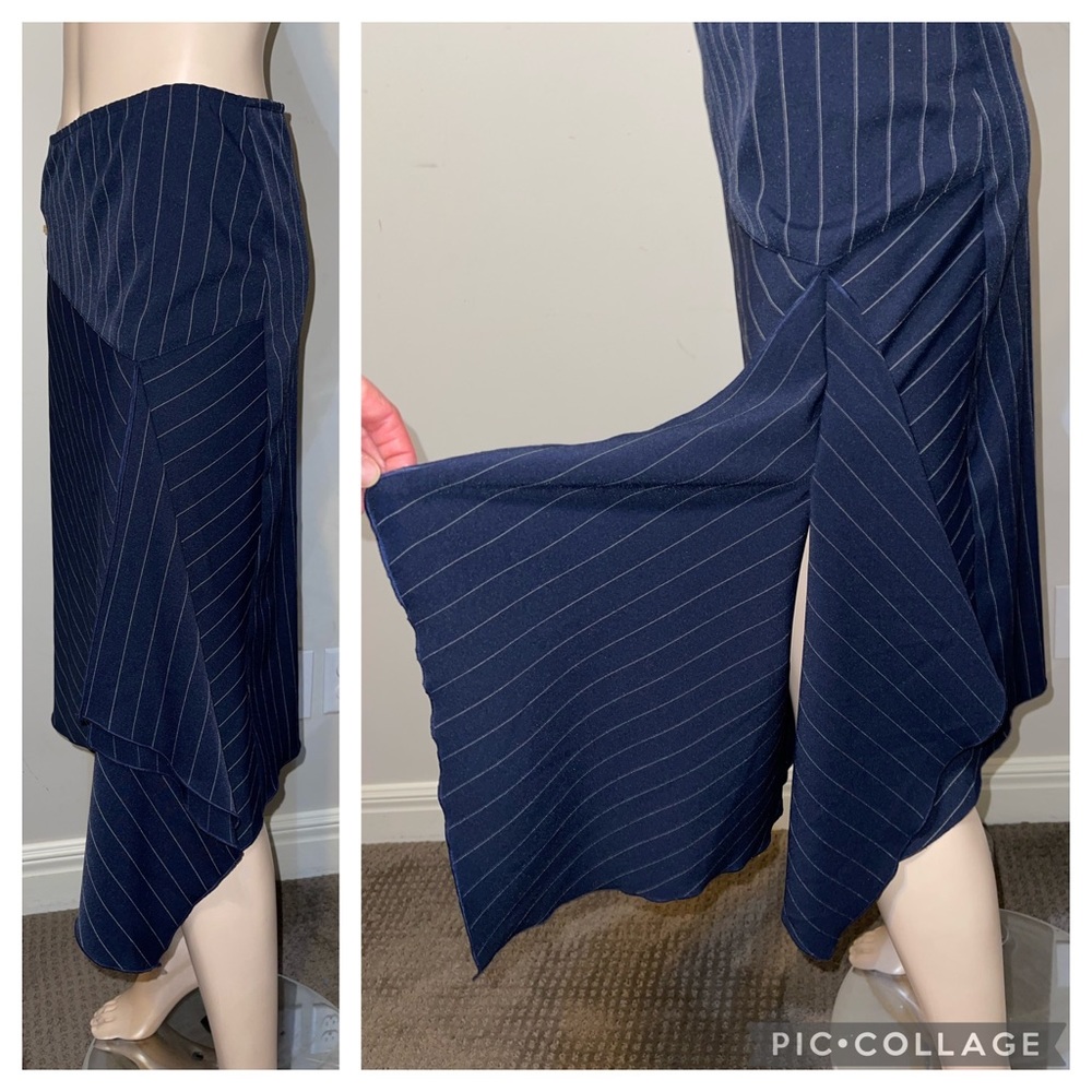 Roccobarocco Pinstripe Skirt & Blazer 10/12 - Picture 2 of 11